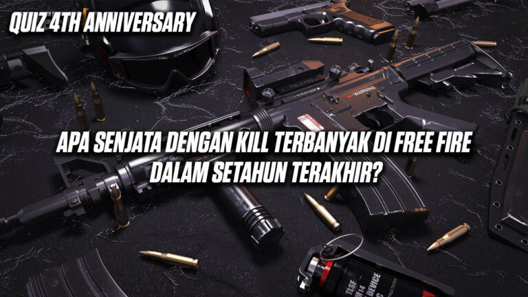 senjata kill terbanyak free fire setahun terakhir