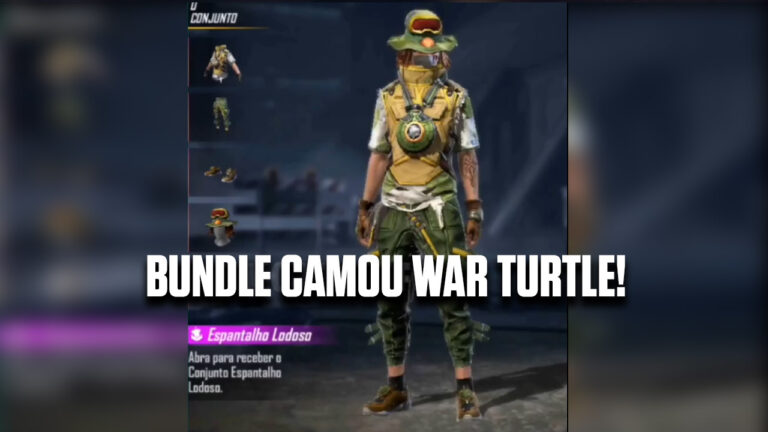 bundle camou war turtle booyah merdeka ff