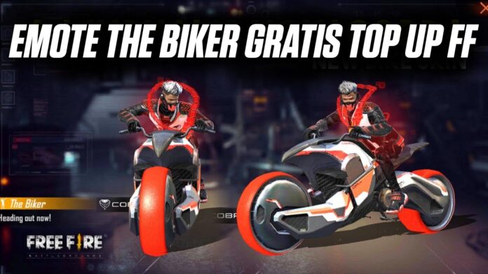 EMOTE THE BIKER TOP UP FF Emote The biker bonus top up ff