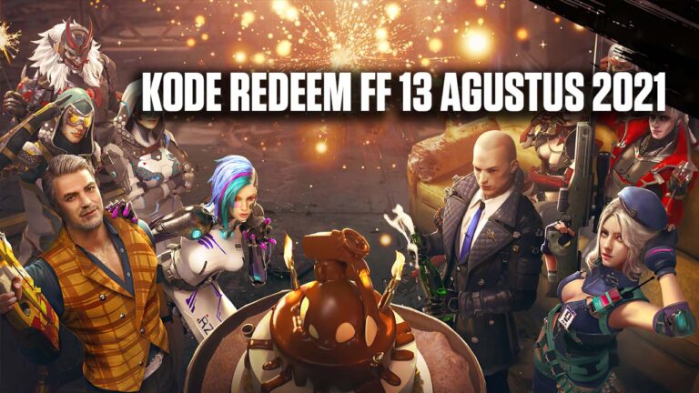 kode redeem ff 13 agustus 2021