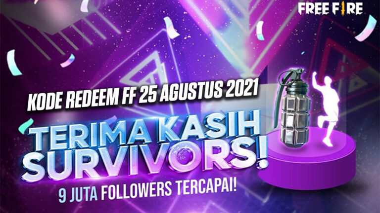 KODE REDEEM FF 25 AGUSTUS 2021