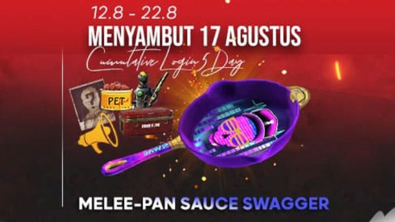pan sauce swagger gratis booyah merdeka ff