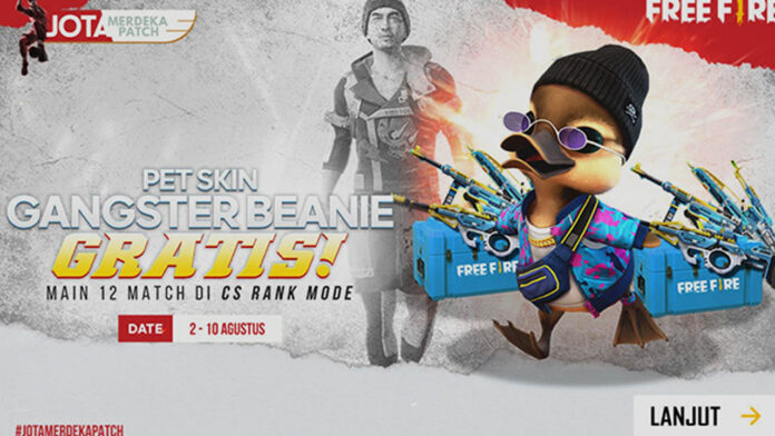 pet skin gangster beanie pet skin gangster beanie gratis jota merdeka ff