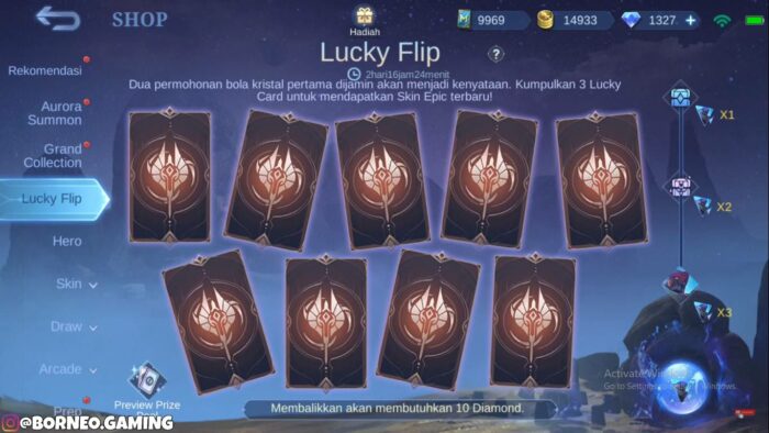 Lucky Flip Mobile Legends