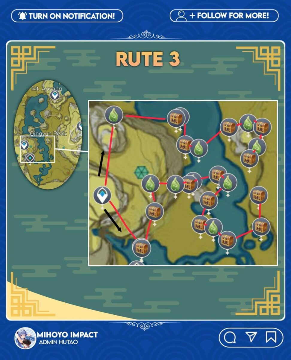 Lokasi Seluruh Moonchase Charm dan Mystmoon Chest Genshin Impact