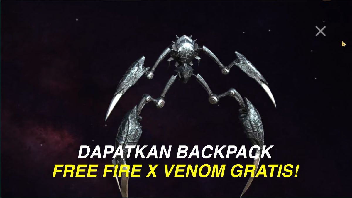 backpack venom free fire