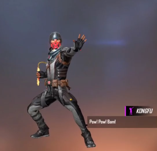 Kongfu Emote Free Fire