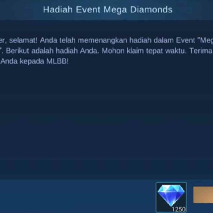 angka mega diamond mobile legends 2021