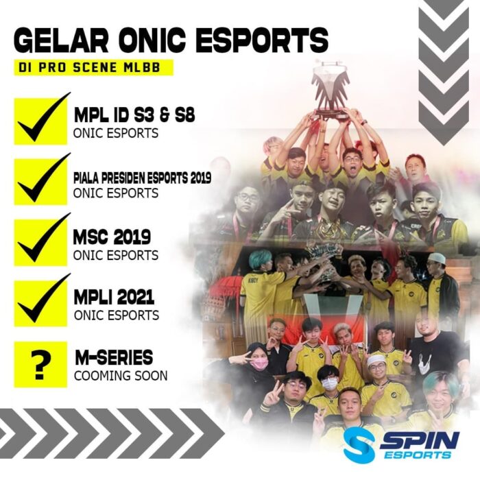 Gelar Juara ONIC Esports