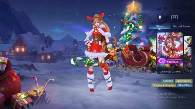 Bocoran Revamp Skin Miya Christmas Carnival MLBB, Jadi Makin Cantik!