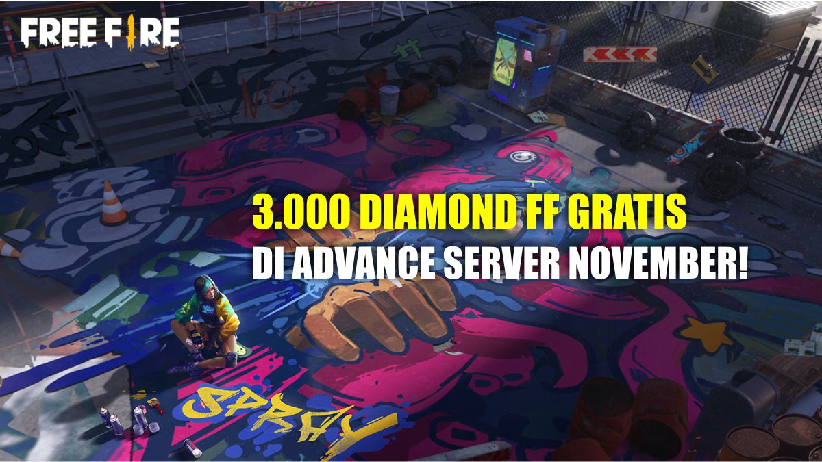 Dapatkan 3000 Diamond FF Gratis di Advance Server November! SPIN