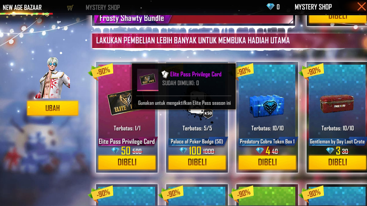 elite pass diskon