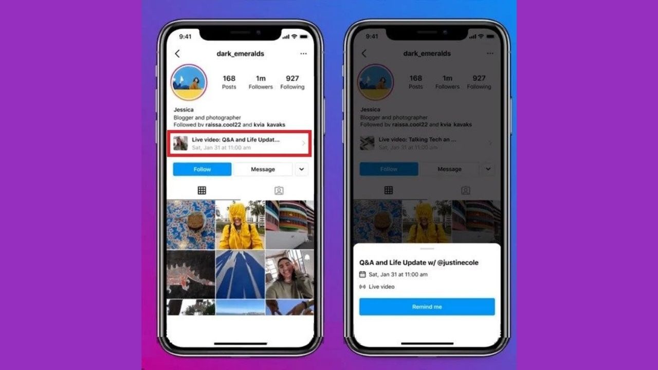 Instagram Pengingat Live
