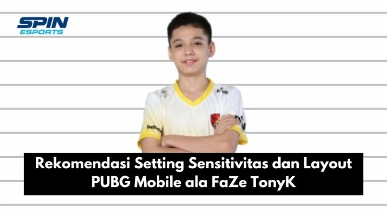 Rekomendasi Setting Sensitivitas dan Layout PUBG Mobile ala FaZe TonyK