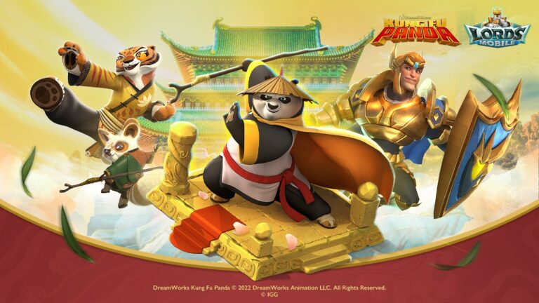 Rayakan Ulang Tahun Ke-6, Lords Mobile Kedatangan Kung Fu Panda!
