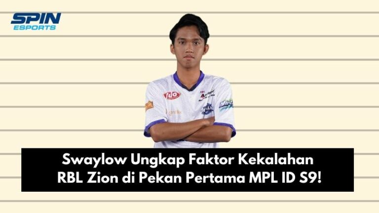 Swaylow Ungkap Faktor Kekalahan RBL Zion di Pekan Pertama MPL ID S9!