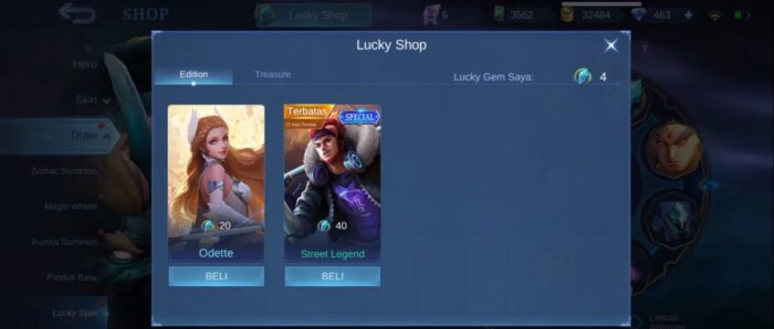 Skin Lucky Shop 2022