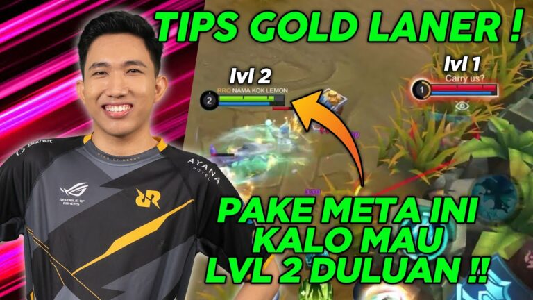 Ini Tips Jadi Gold Lane Terbaik di Mobile Legends Menurut RRQ Lemon!