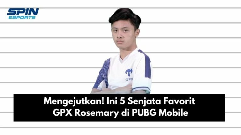 Mengejutkan! Ini 5 Senjata Favorit GPX Rosemary di PUBG Mobile