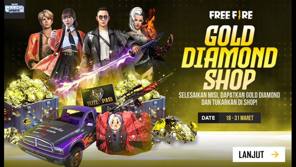 Diskon Gold Diamond Shop FF