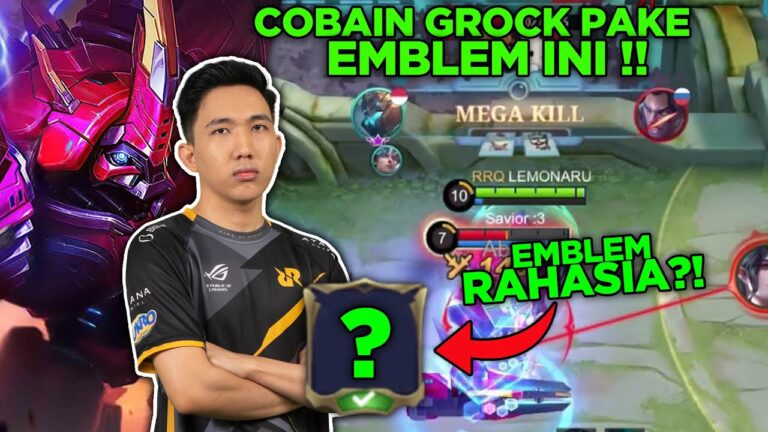 Ini Emblem Rahasia Buat Main Grock Jadi Goldlaner Menurut RRQ Lemon!