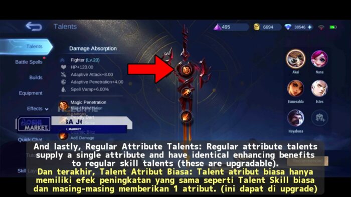 Talent Atribut Biasa