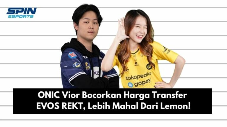 ONIC Vior Bocorkan Harga Transfer EVOS REKT, Lebih Mahal Dari Lemon!