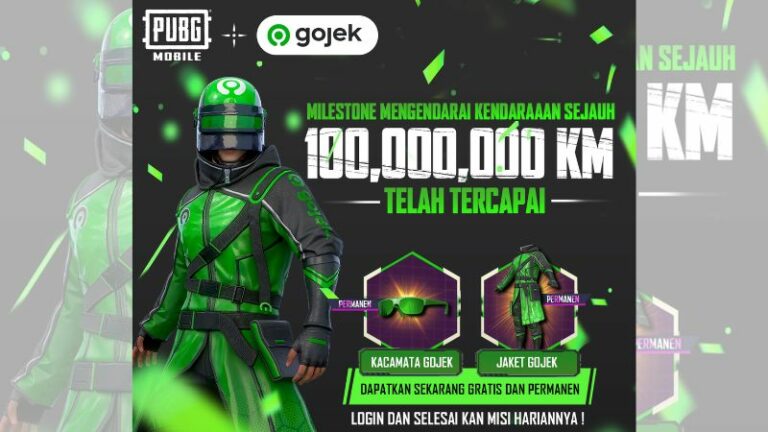 Klaim Skin Jaket & Kacamata Gojek x PUBG Mobile Gratis Sekarang Juga!