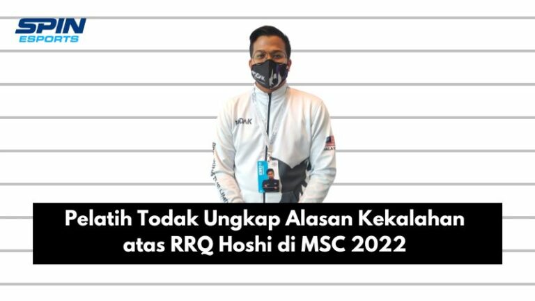 Pelatih Todak Ungkap Alasan Kekalahan atas RRQ Hoshi di MSC 2022
