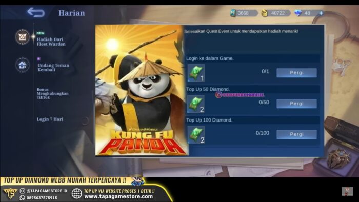 Quest Event Kungfu Panda