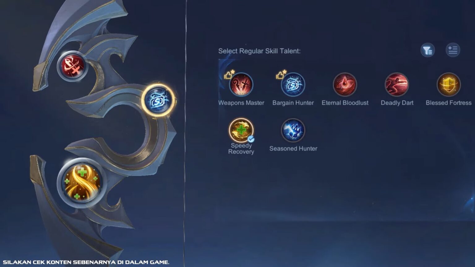 Beginilah Penjelasan Mengenai Sistem Talent Baru di Mobile Legends!