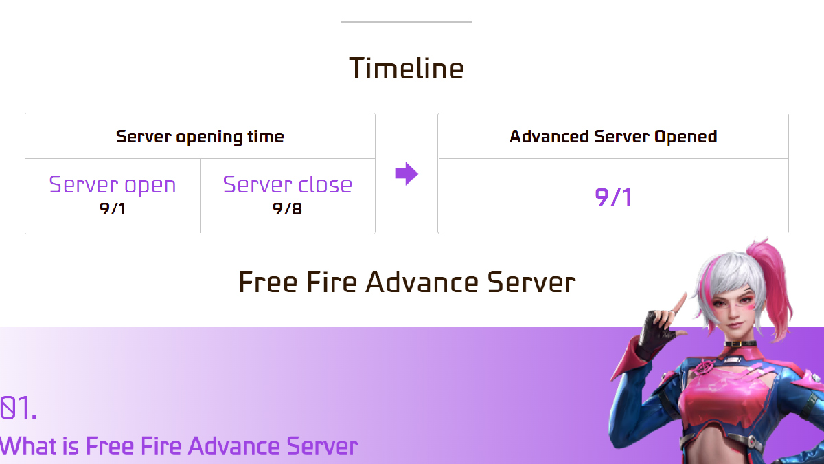FF Advance Server September 2022