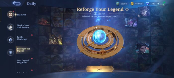 Reforge Your Legends