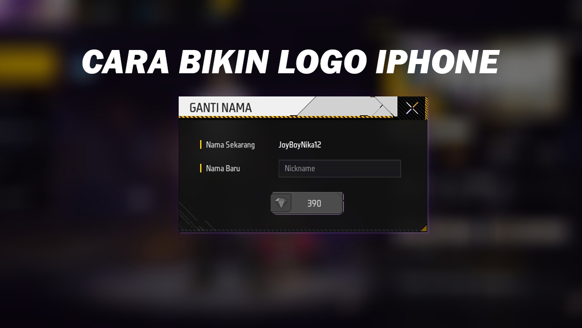 Cara Salin Logo Apple dan iPhone FF Terbaru, 100% Berhasil untuk Android!