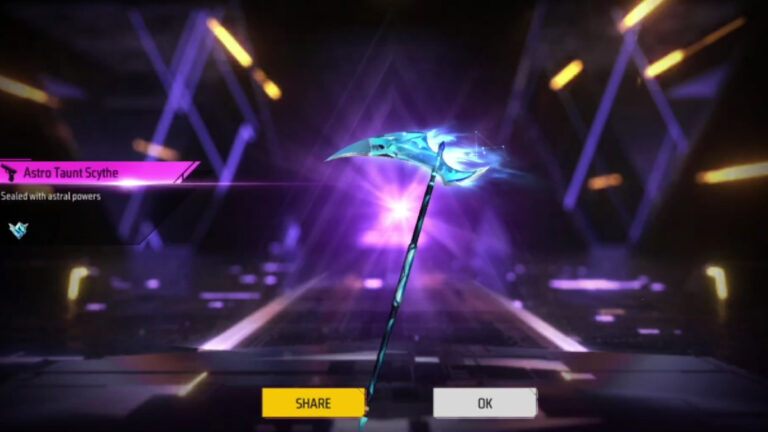 Skin Scythe FFWS 2022 Astro Taunt FF