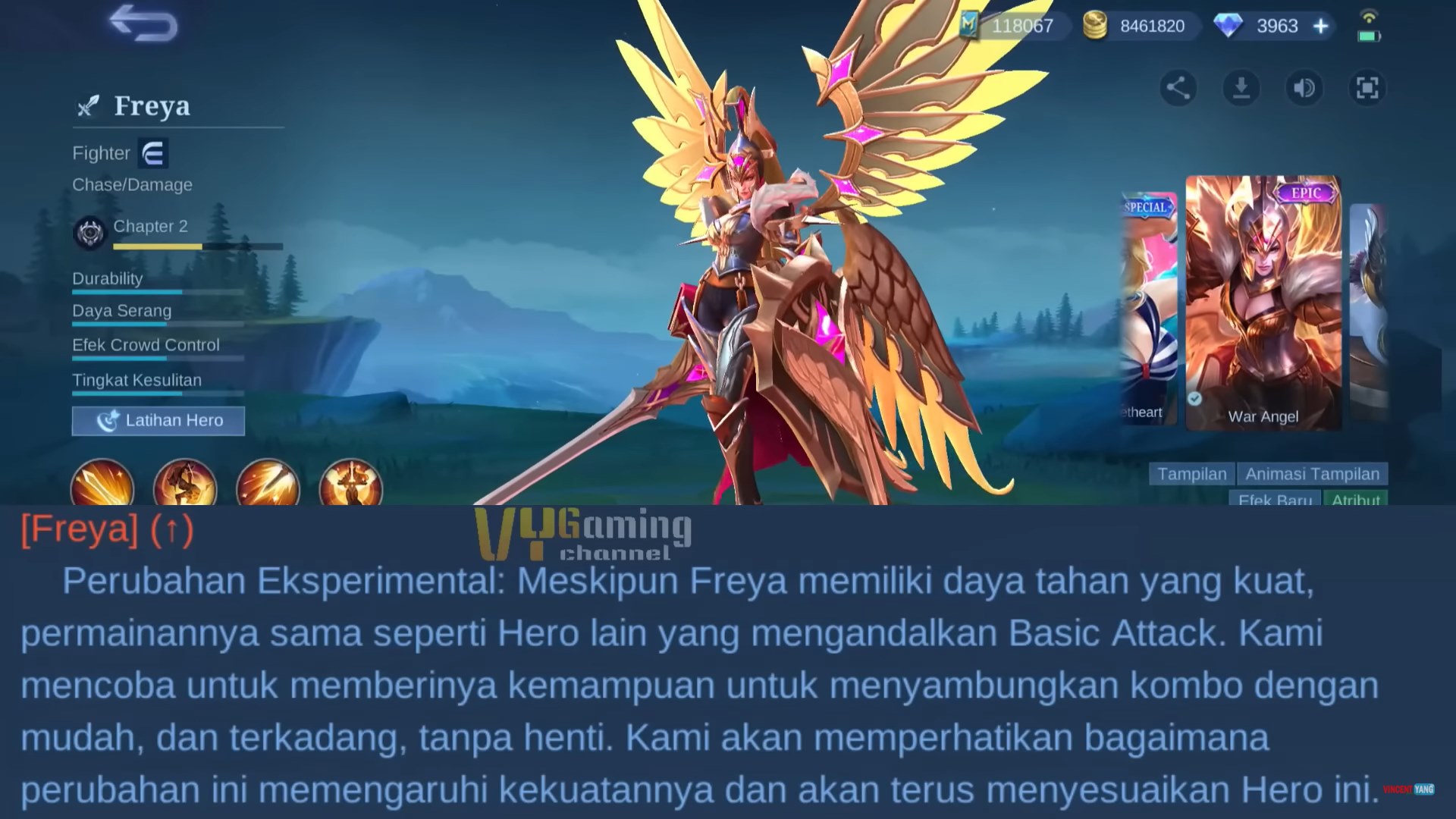 Freya Akan di Buff Besar, Bakal jadi Momok Menakutkan di Next Patch!