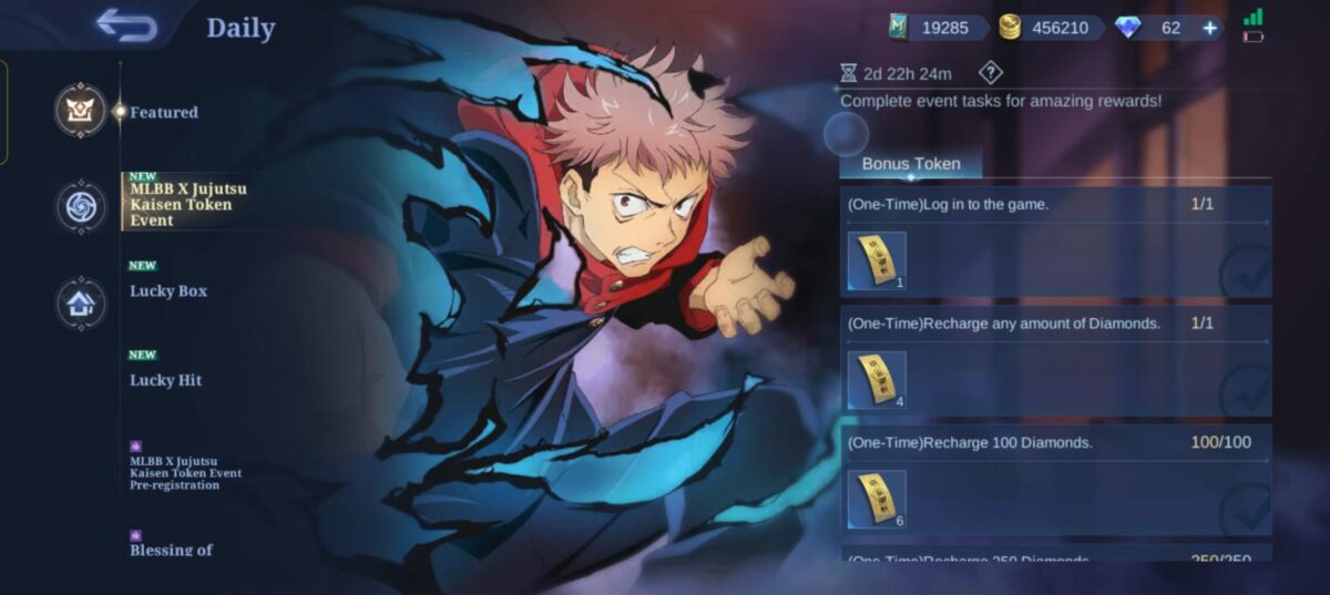 Kapan Phase 2 Event MLBB X Jujutsu Kaisen Ini Jawabannya