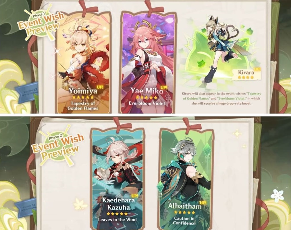 Lebih Baik Gacha Siapa Di Banner 3.7 Genshin Impact? Ini Jawabannya!