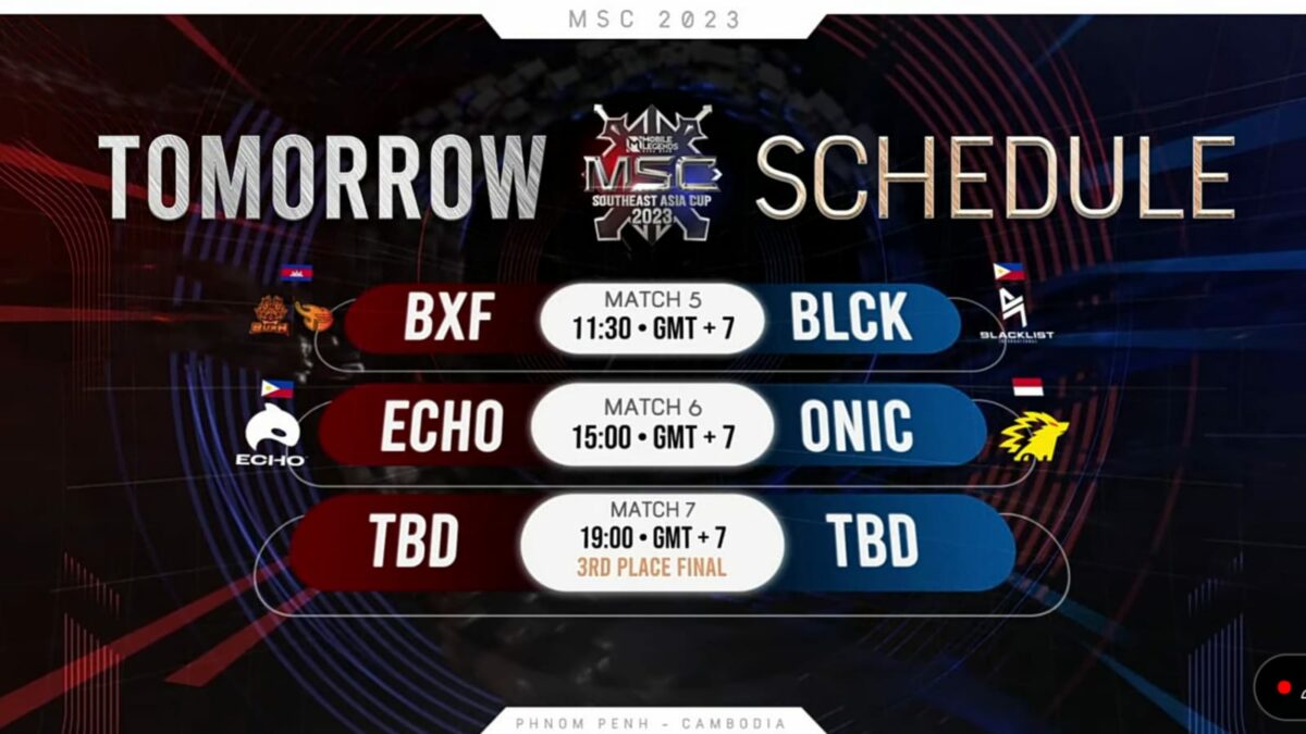 Jadwal Playoff MSC 2023 Mobile Legends, ONIC Vs Echo Kapan?