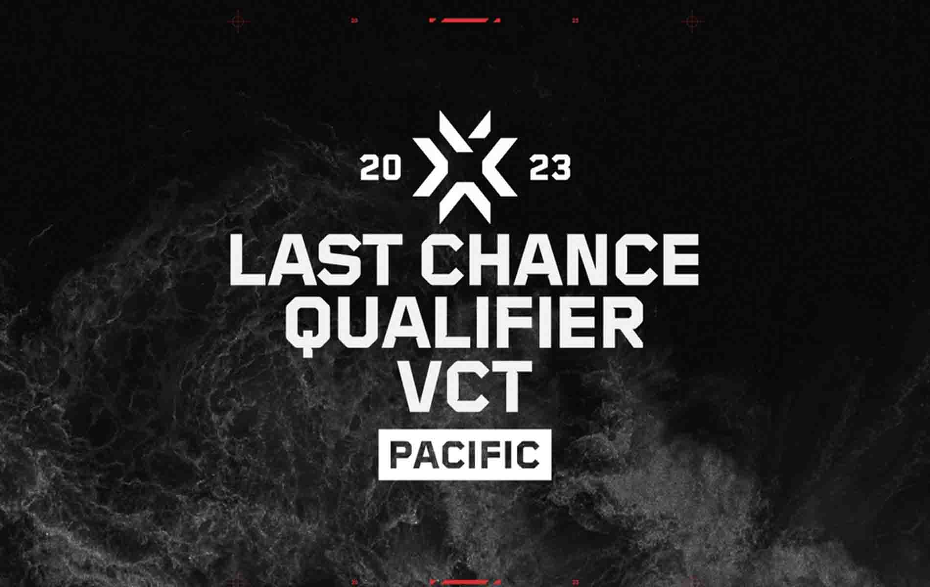 Last chance qualifier. Pacific Esports.