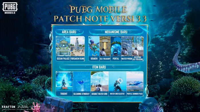 PUBG MOBILE Update Bawah Laut