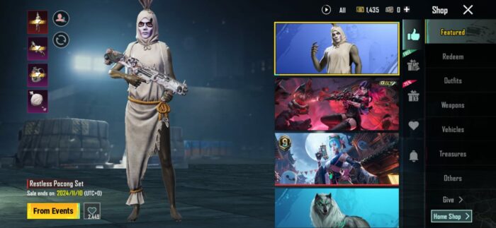 PUBG MOBILE Skin Pocong