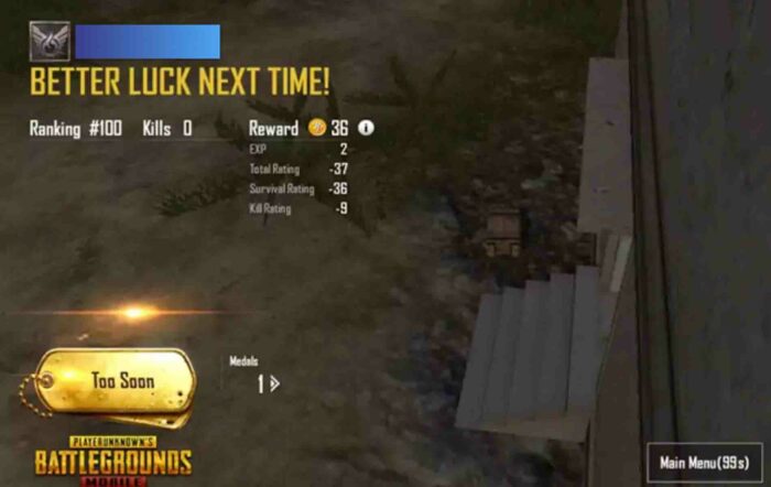 Too Soon PUBG Mobile