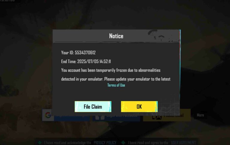 ban akun pubg mobile