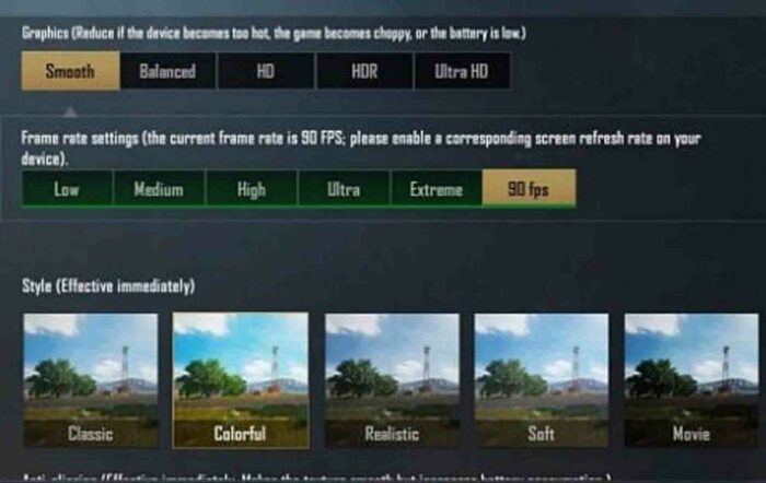 fps pubg mobile