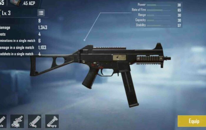 senjata pubg mobile