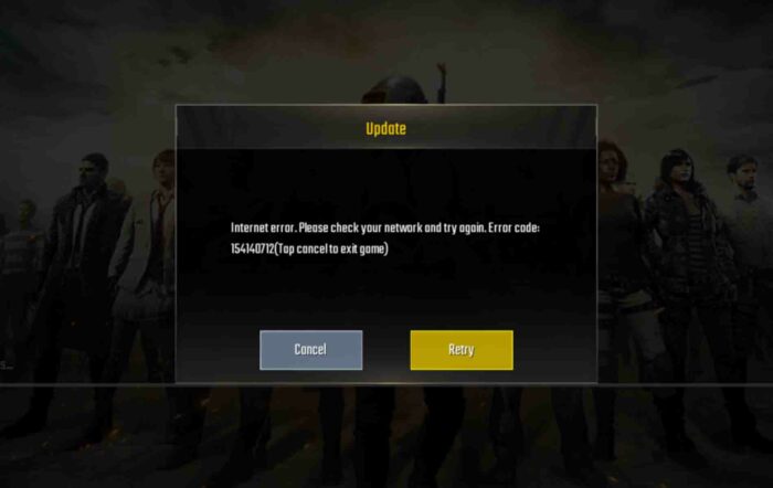 gagal login pubg mobile