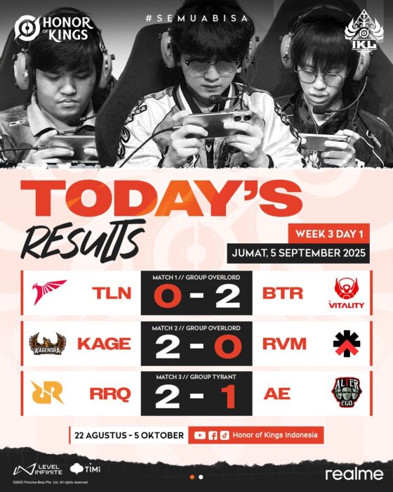 Hasil IKL Fall 2025 Week 1