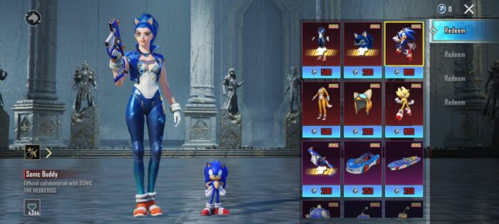 PUBG Mobile Sonic the Hedgehog