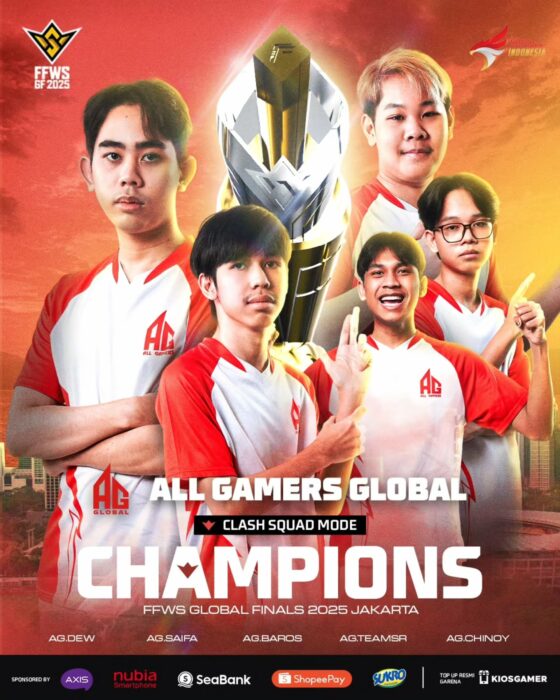 All Gamers Global Juara FFWS Clash Squad